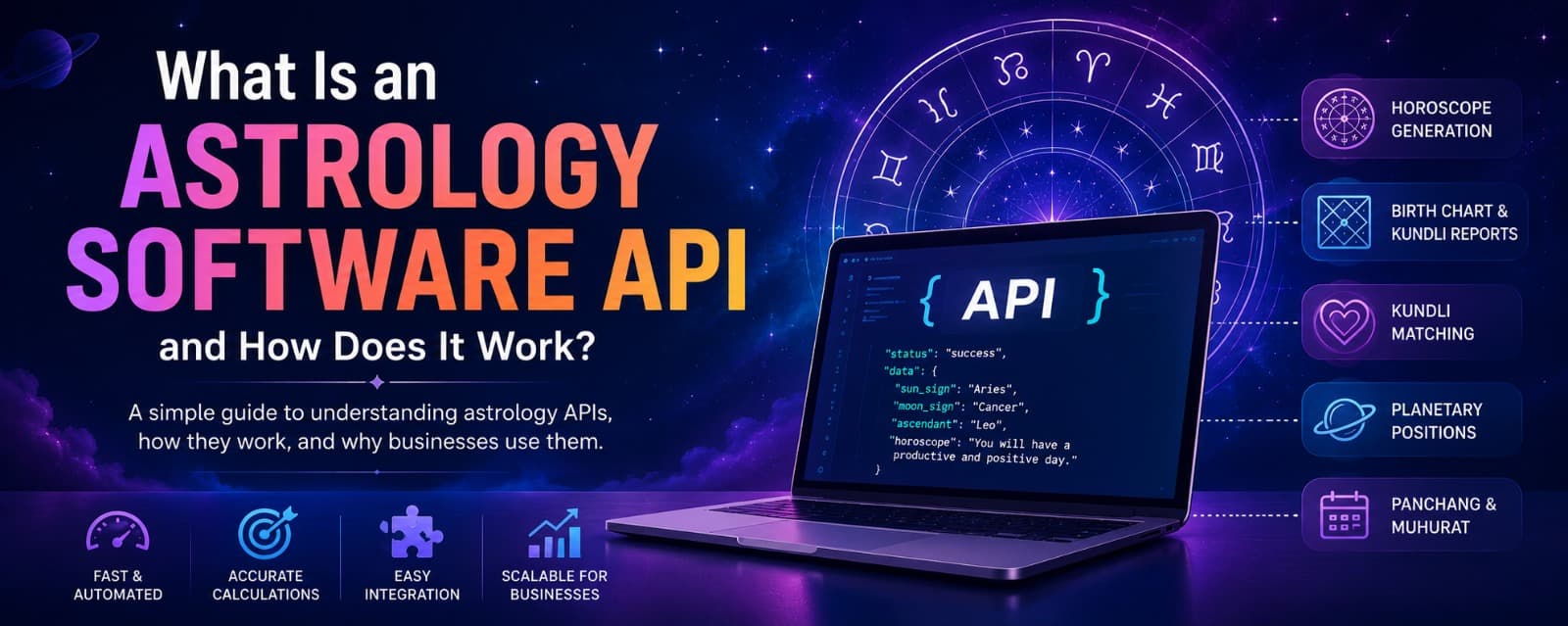 What Is an Astrology Software API and How Does It Work?
